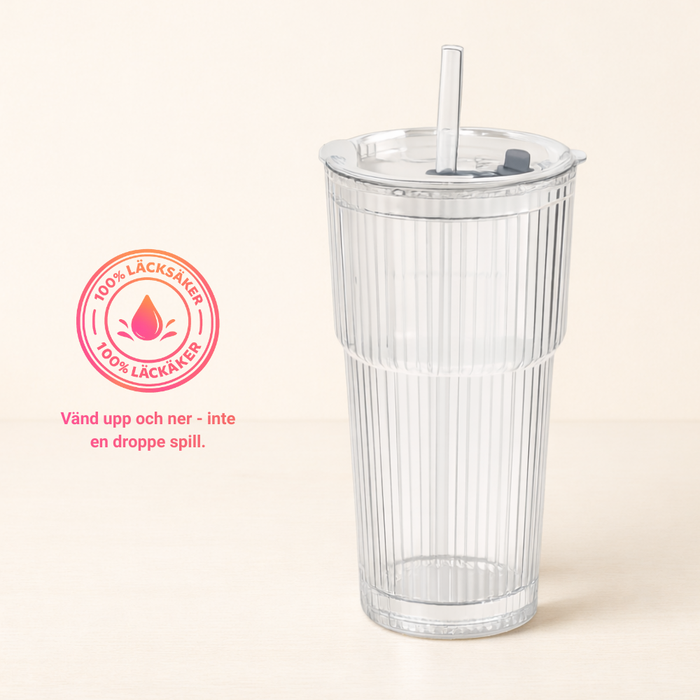 Sip It Daily - Den spillsäkra glaskoppen!