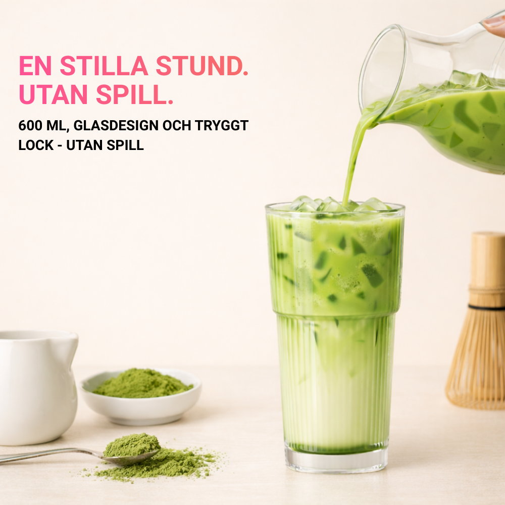 Sip It Daily - Den spillsäkra glaskoppen!