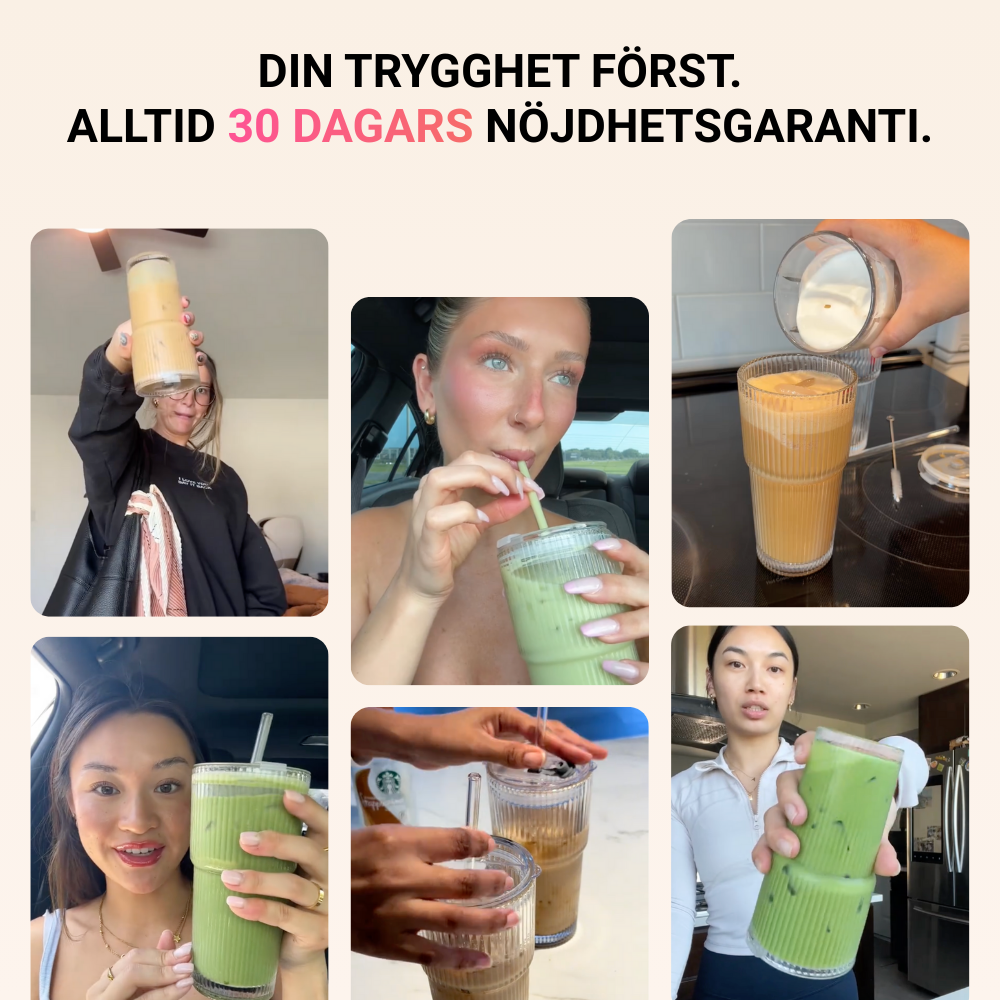Sip It Daily - Den spillsäkra glaskoppen!
